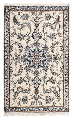 Alfombra persa - Nain - 137 x 88 cm - beige