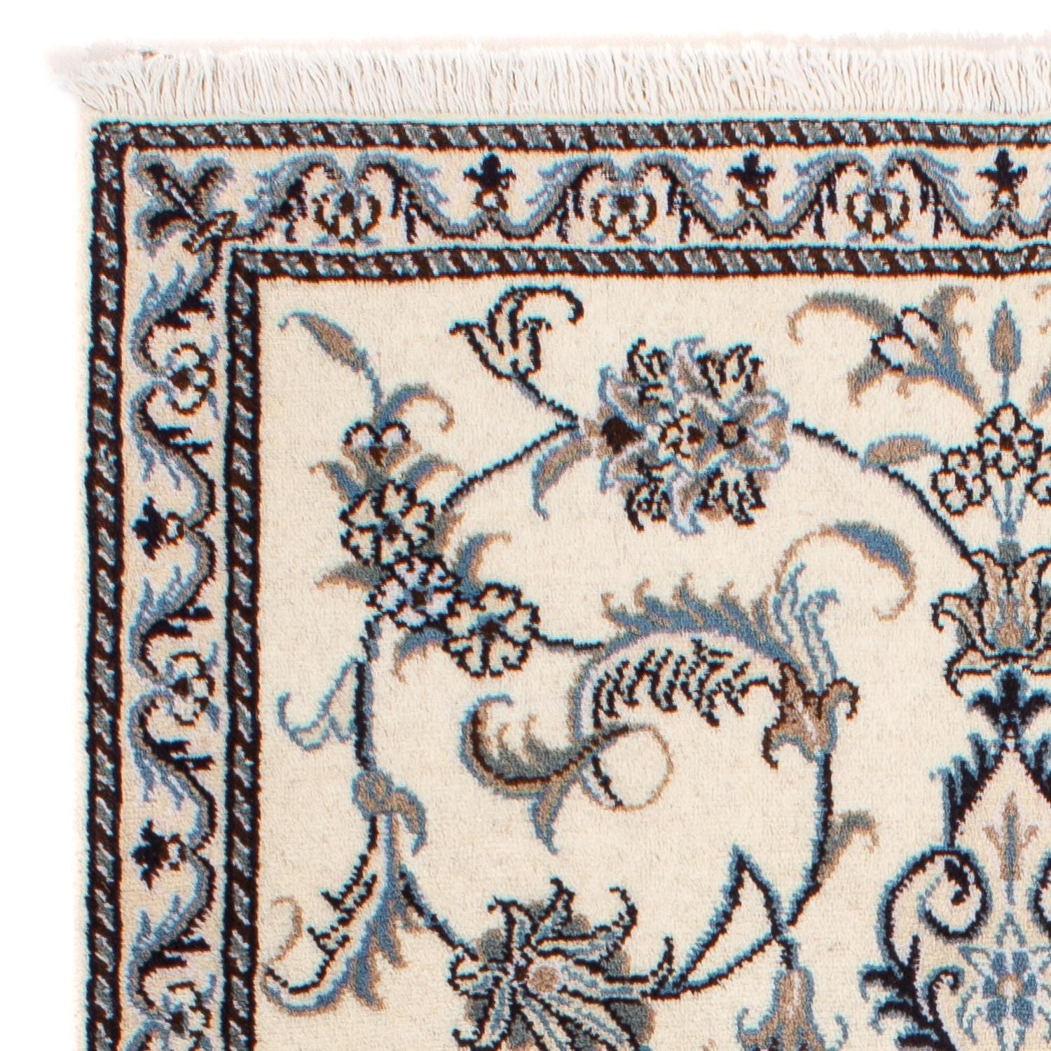 Alfombra persa - Nain - 137 x 88 cm - beige