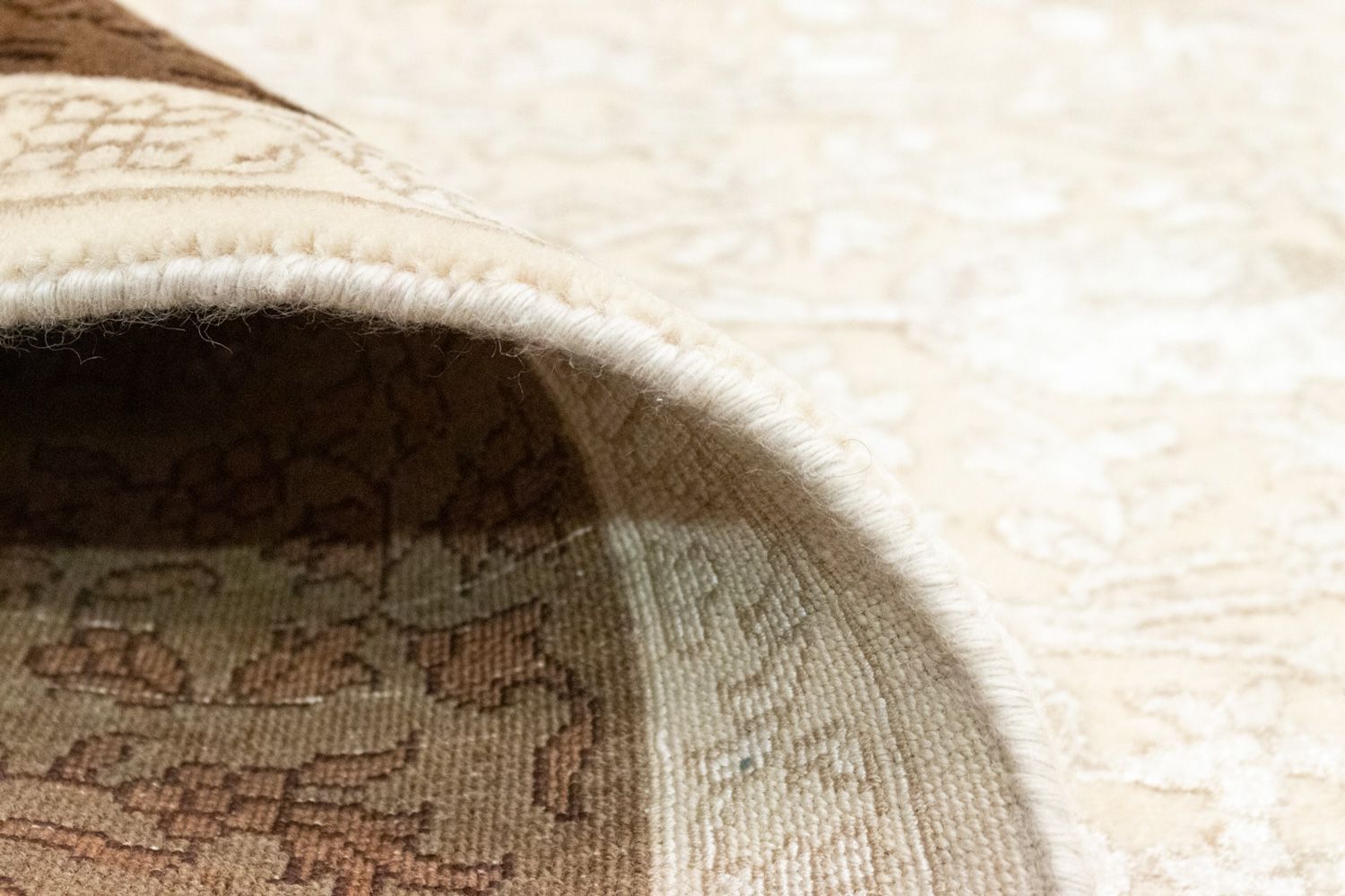 Alfombra de diseño - 240 x 173 cm - beige