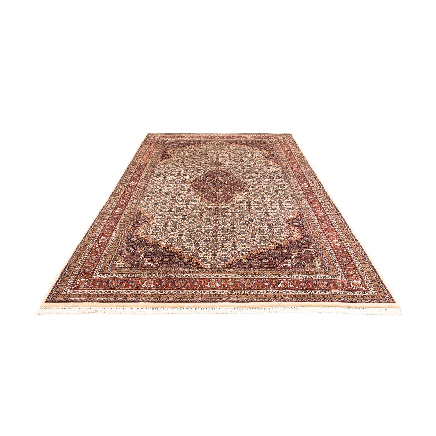 Alfombra oriental - Bidjar - Indus - 305 x 196 cm - beige
