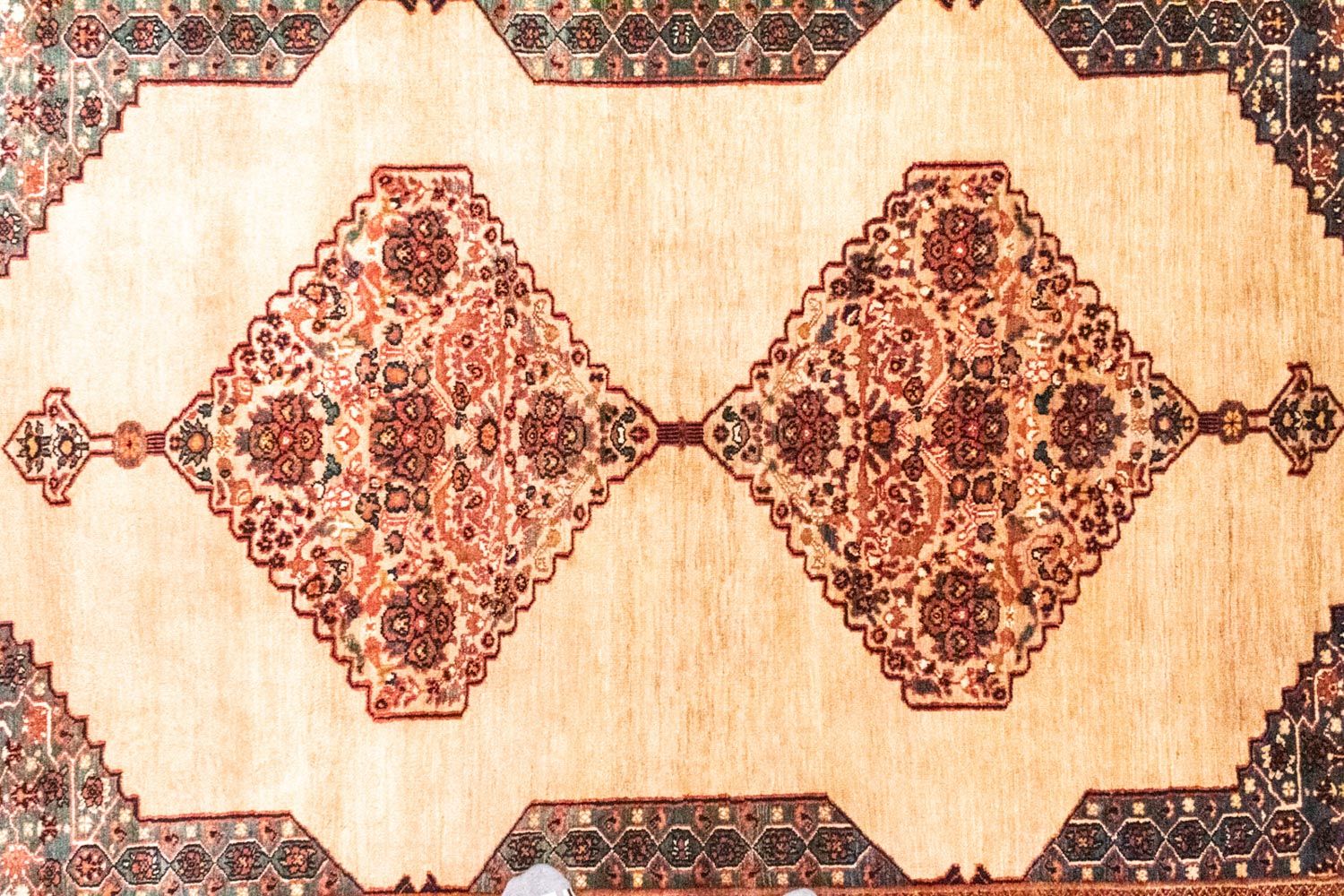 Alfombra persa - Nómada - 235 x 155 cm - beige