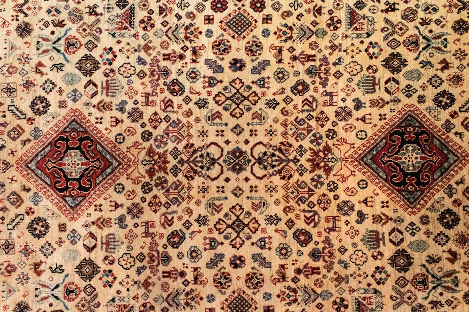 Alfombra persa - Nómada - 257 x 170 cm - beige