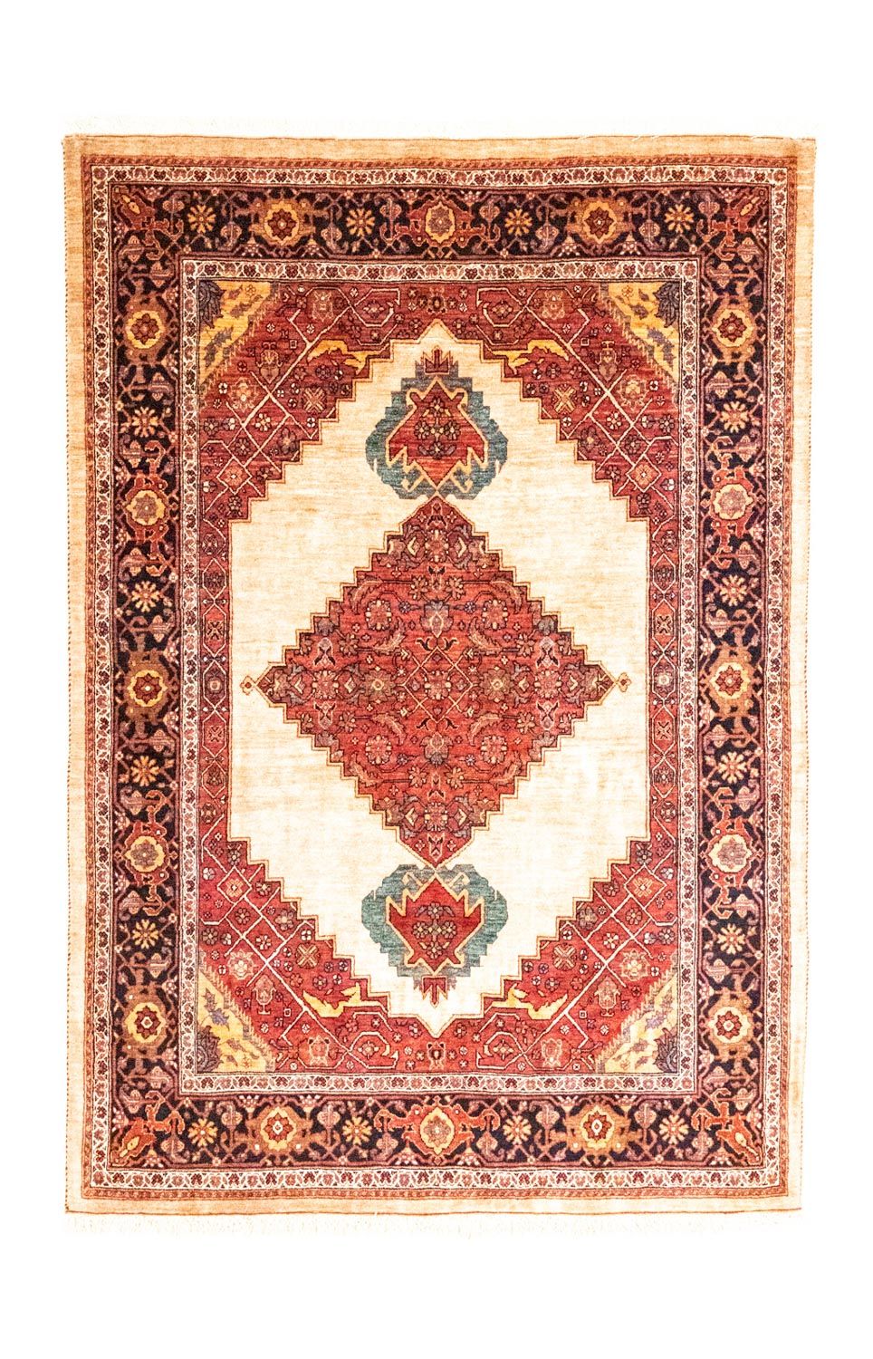 Alfombra persa - Nómada - 228 x 157 cm - rojo