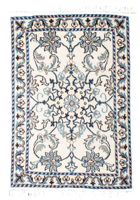 Alfombra persa - Nain - 81 x 58 cm - beige
