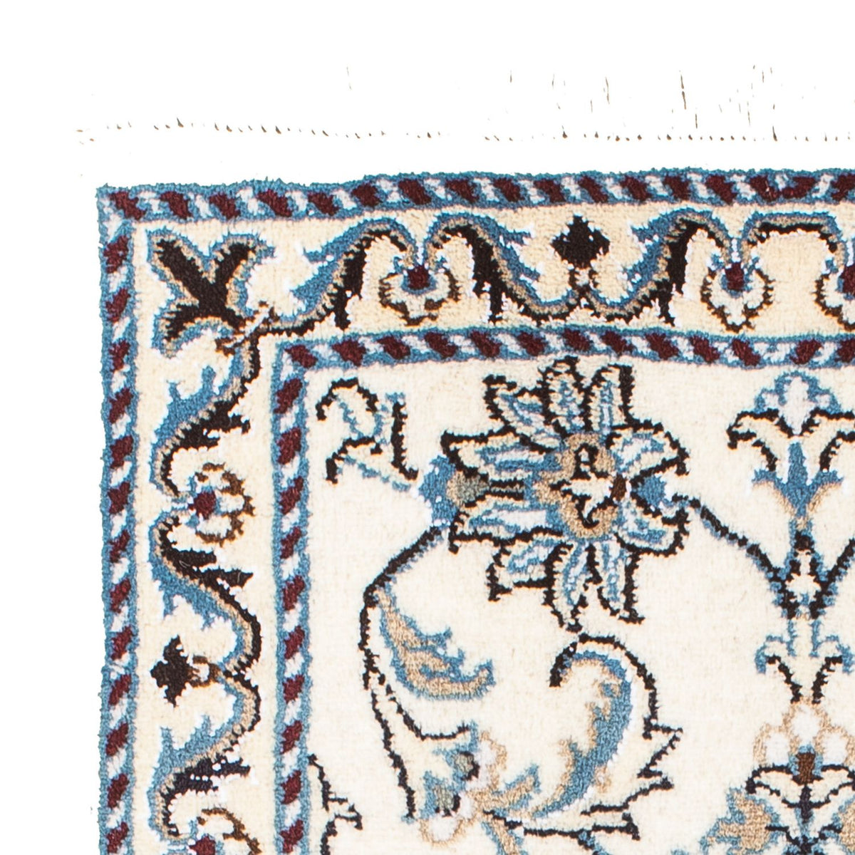 Alfombra persa - Nain - 81 x 58 cm - beige