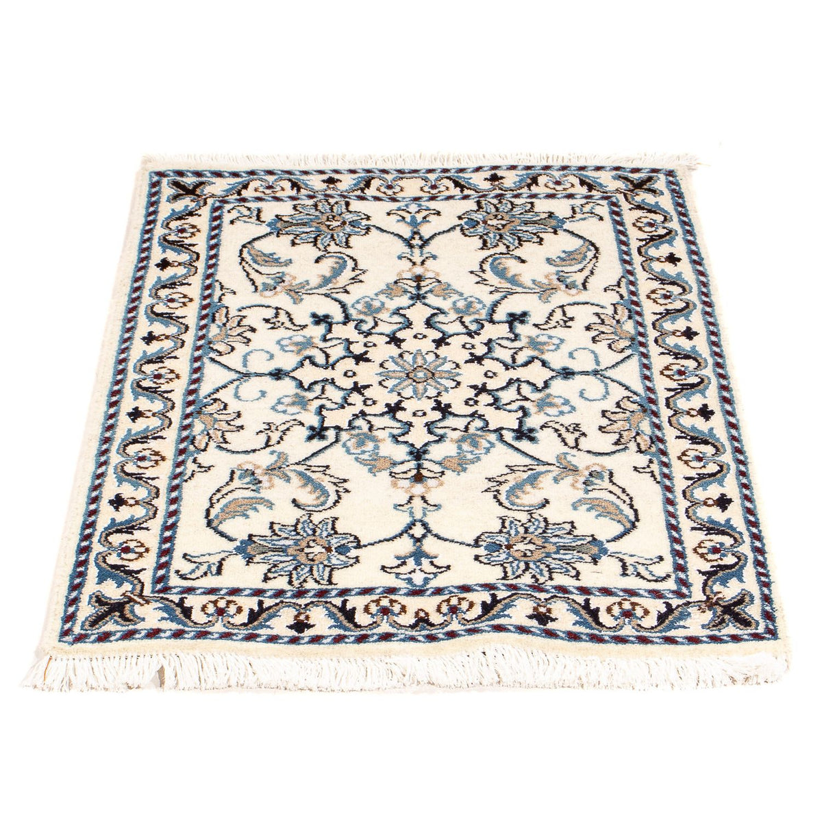 Alfombra persa - Nain - 81 x 58 cm - beige