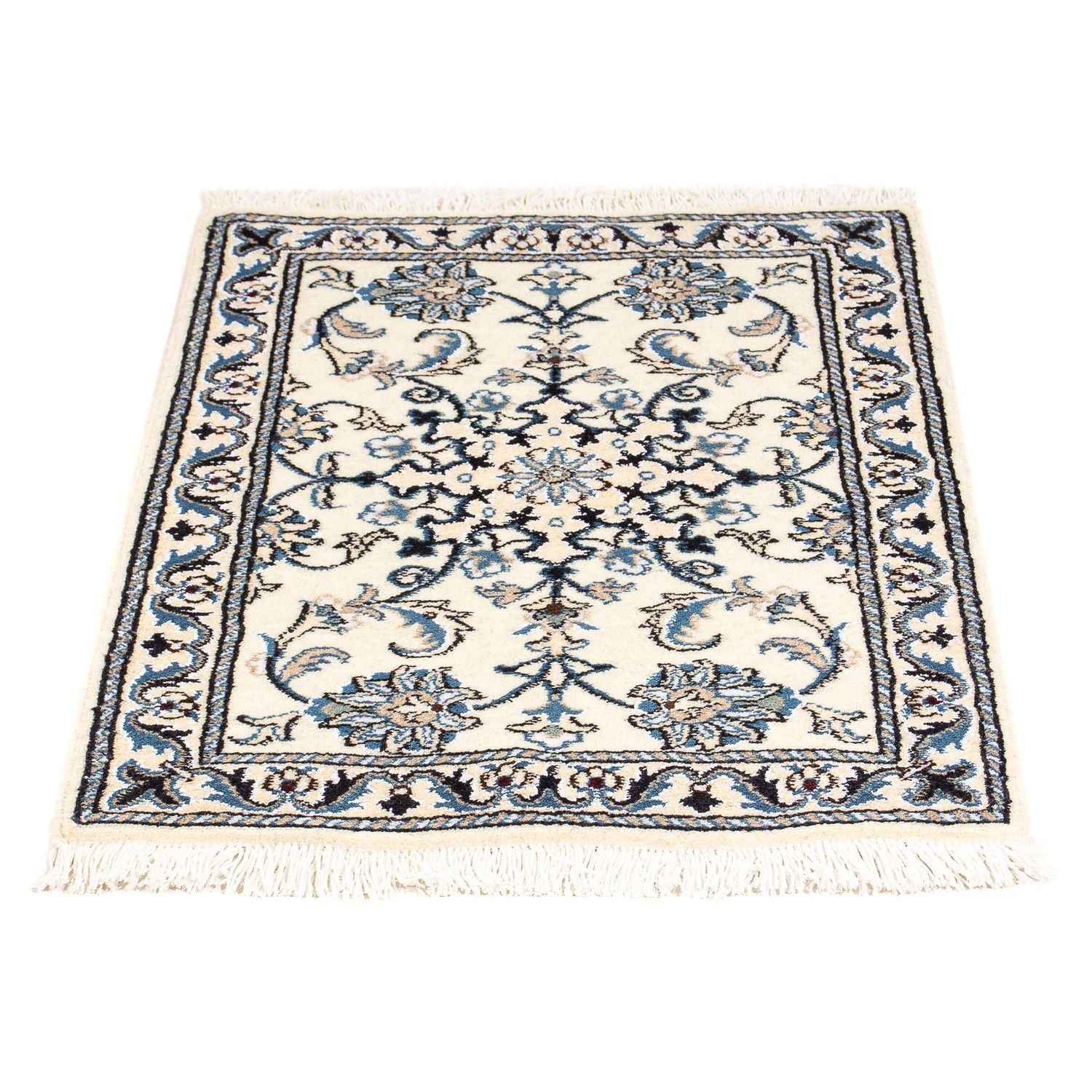 Alfombra persa - Nain - 81 x 57 cm - beige