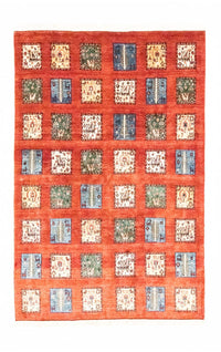 Alfombra persa - Nómada - 244 x 158 cm - naranja