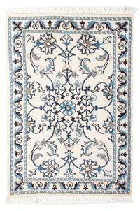 Alfombra persa - Nain - 84 x 57 cm - beige