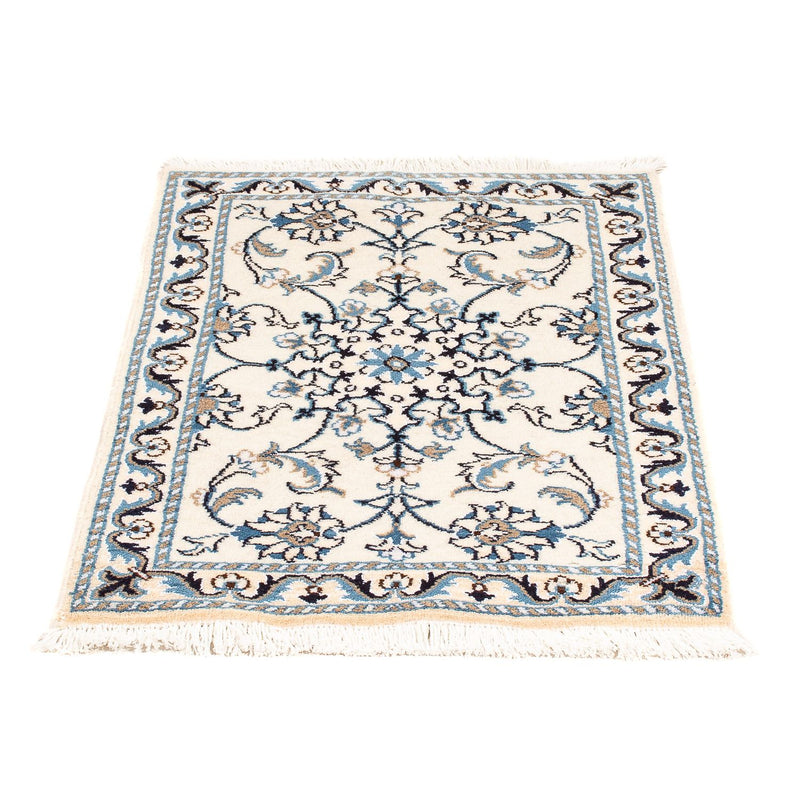 Alfombra persa - Nain - 84 x 57 cm - beige