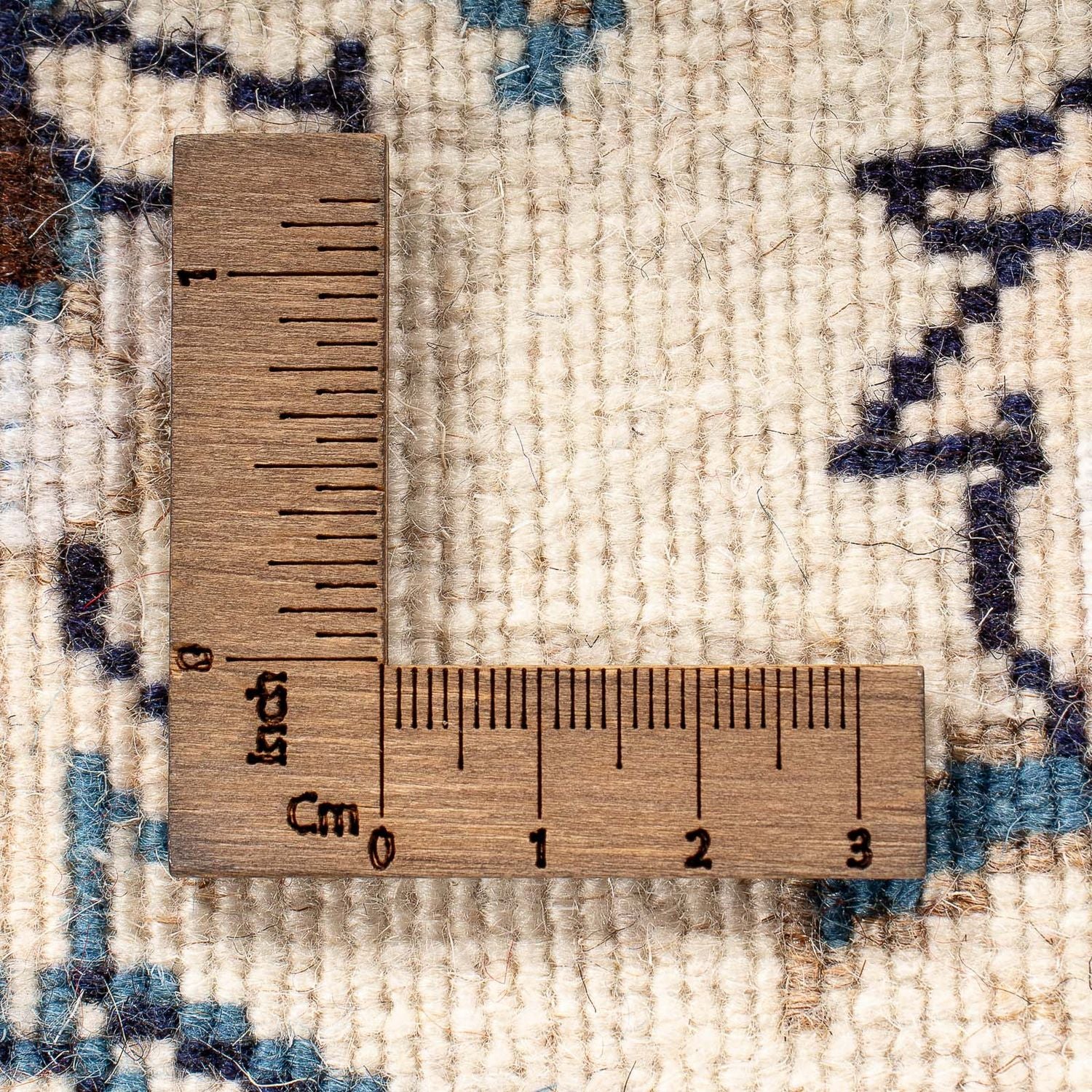 Alfombra persa - Nain - 84 x 57 cm - beige