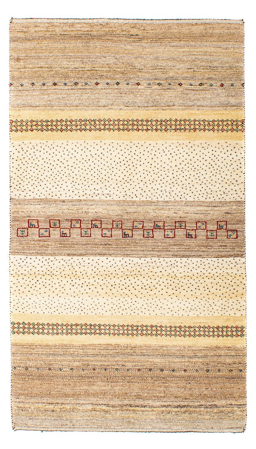 Alfombra Gabbeh - Loribaft Persa - 138 x 79 cm - beige