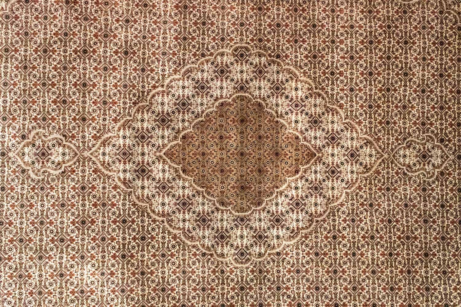 Alfombra persa - Tabriz - 296 x 205 cm - marrón