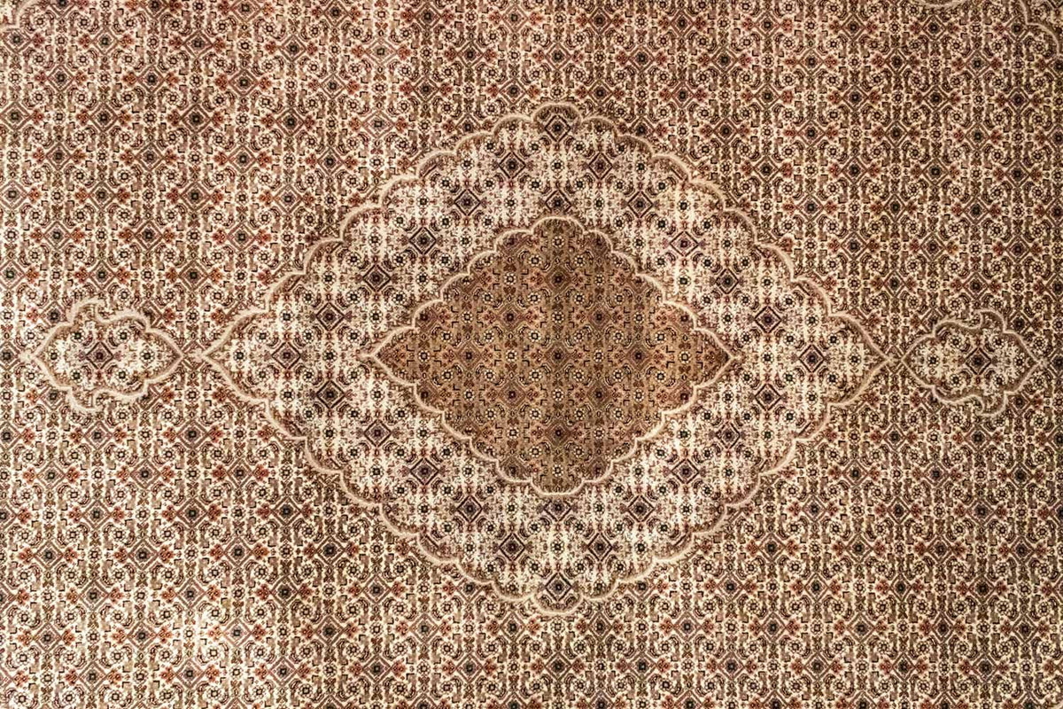 Alfombra persa - Tabriz - 296 x 205 cm - marrón
