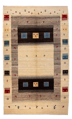 Alfombra Gabbeh - Loribaft Persa - 240 x 153 cm - beige