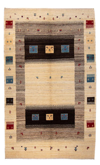 Alfombra Gabbeh - Loribaft Persa - 240 x 153 cm - beige