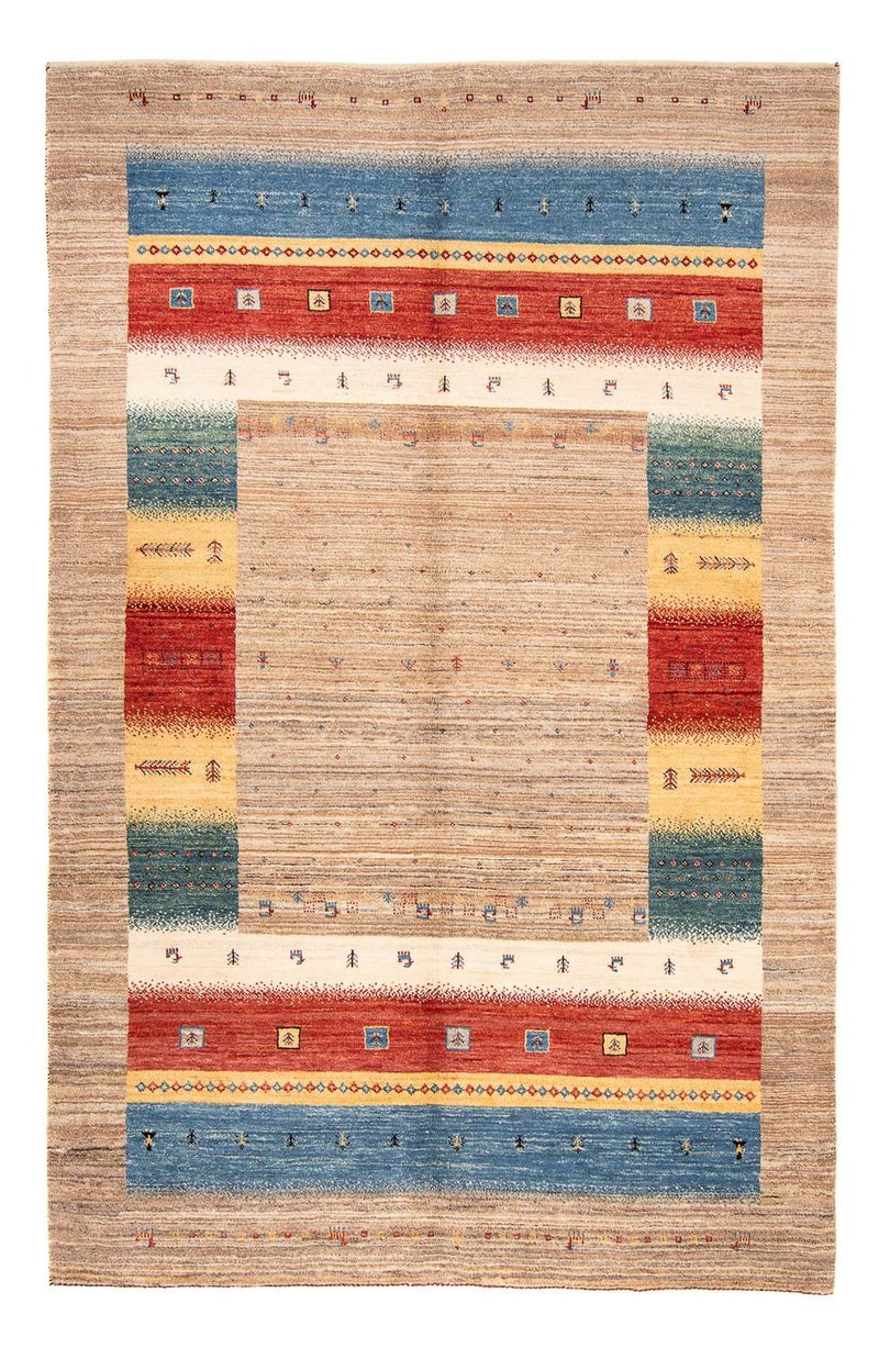 Alfombra Gabbeh - Loribaft Persa - 245 x 157 cm - beige