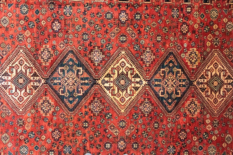 Alfombra persa - Nómada - 280 x 207 cm - azul