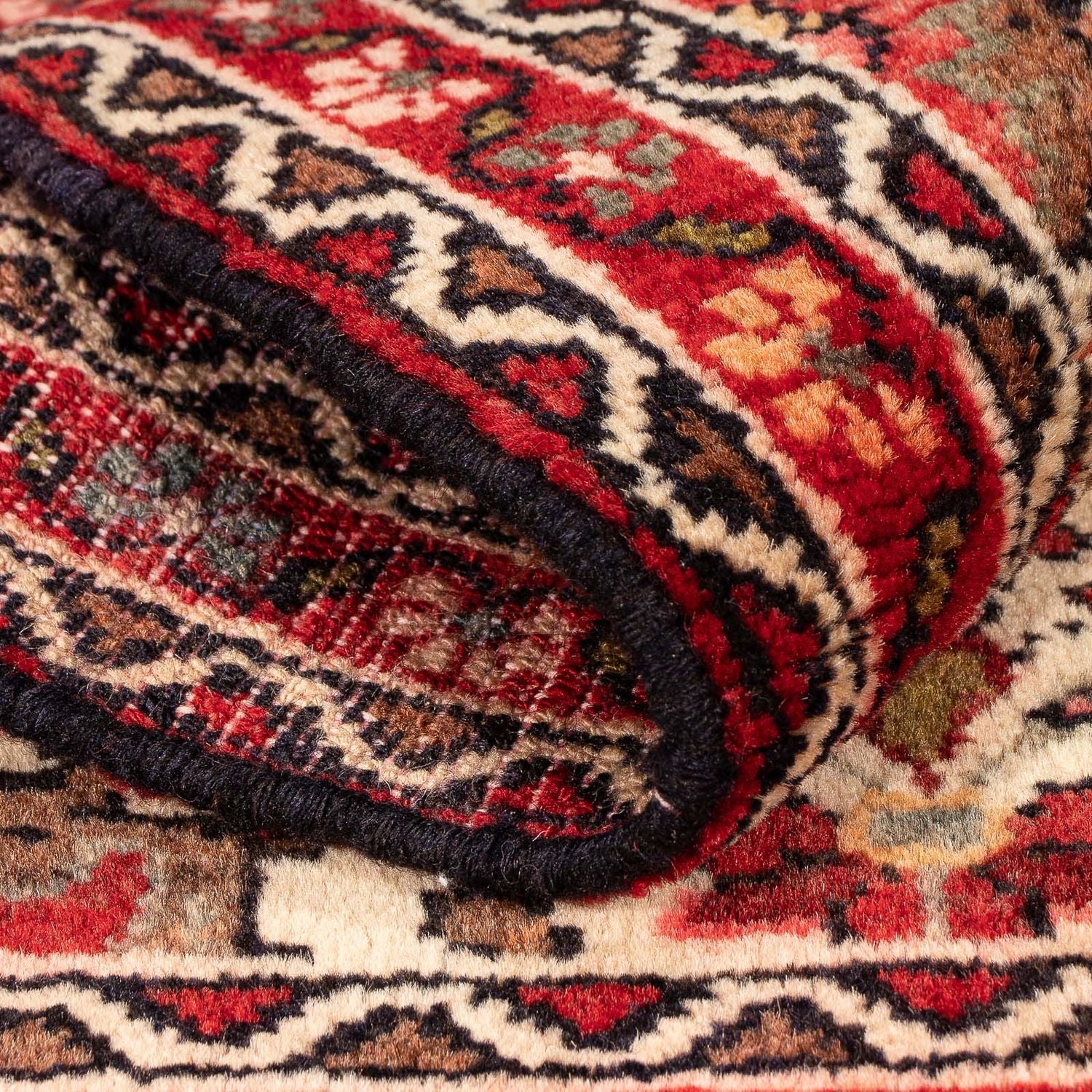 Alfombra persa - Nómada - 77 x 57 cm - beige