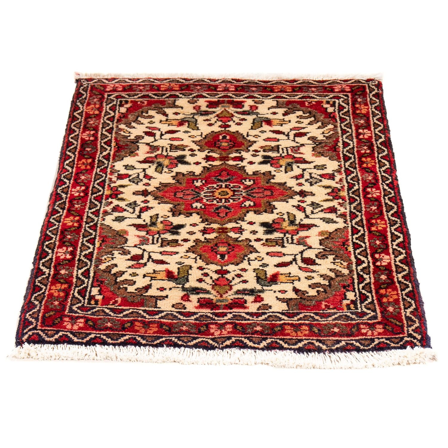 Alfombra persa - Nómada - 77 x 57 cm - beige
