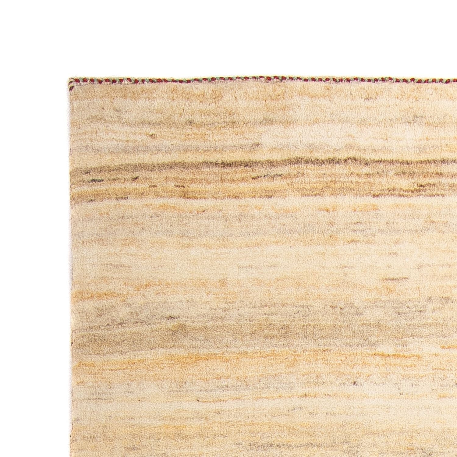 Alfombra de pasillo Alfombra Gabbeh - Loribaft Persa - 200 x 93 cm - beige