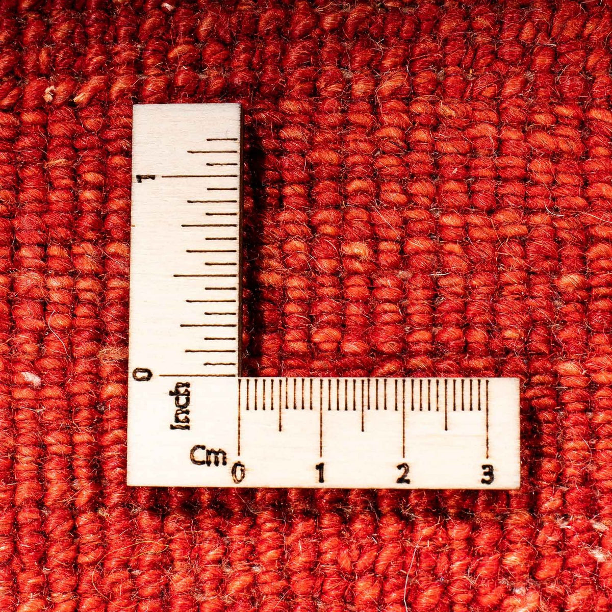 Alfombra Gabbeh - Loribaft Persa - 182 x 130 cm - rojo oscuro