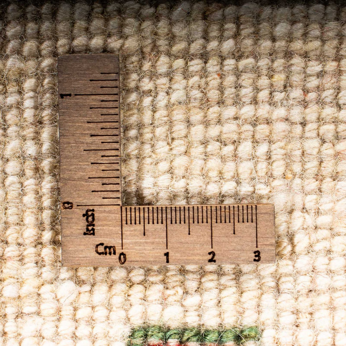 Alfombra Gabbeh - Loribaft Persa - 87 x 51 cm - beige