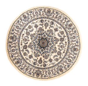 Alfombra persa - Nain redondo  - 200 x 200 cm - beige