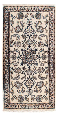 Alfombra persa - Nain - 141 x 69 cm - beige