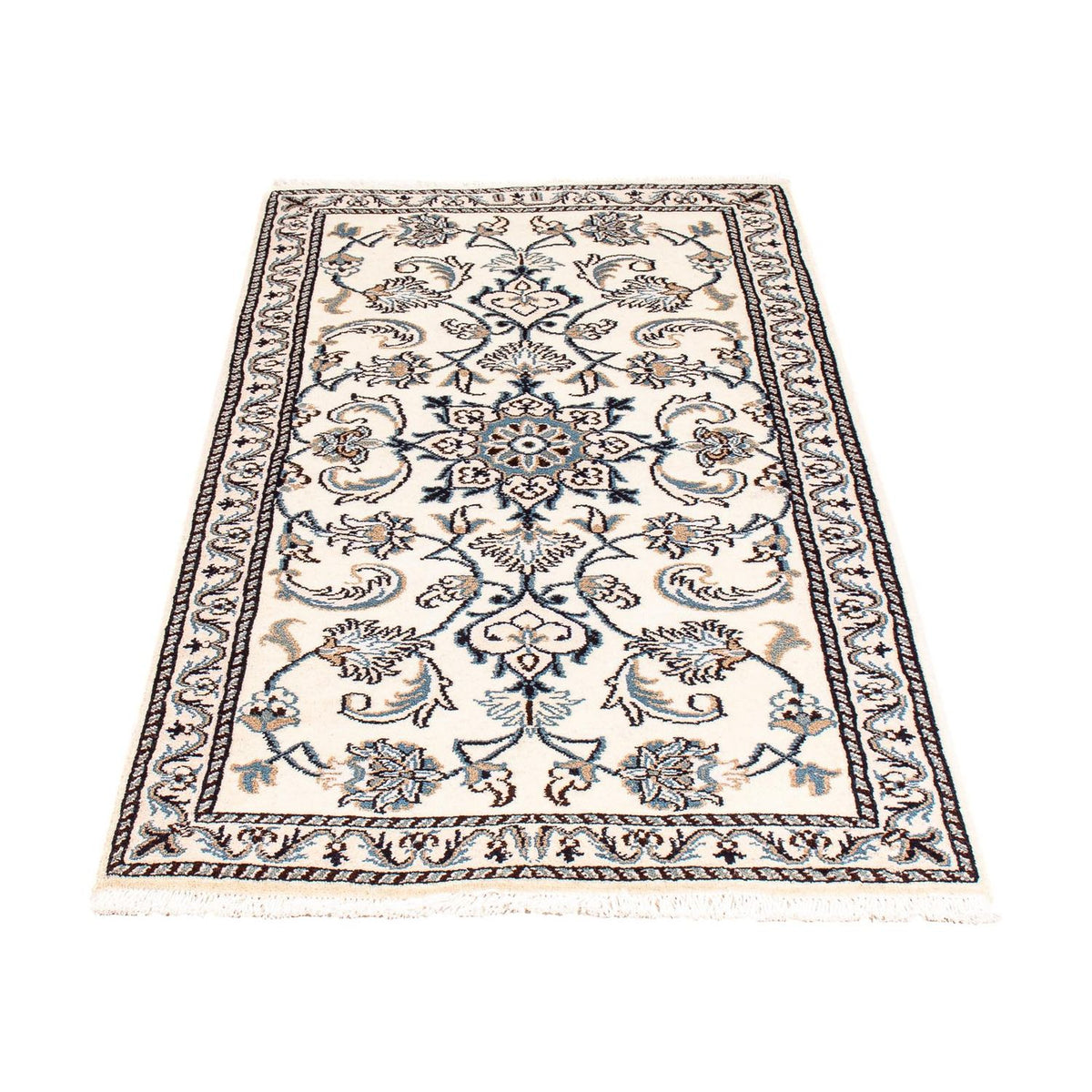 Alfombra persa - Nain - 141 x 69 cm - beige