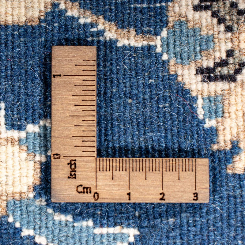Alfombra persa - Nain - 140 x 87 cm - azul oscuro