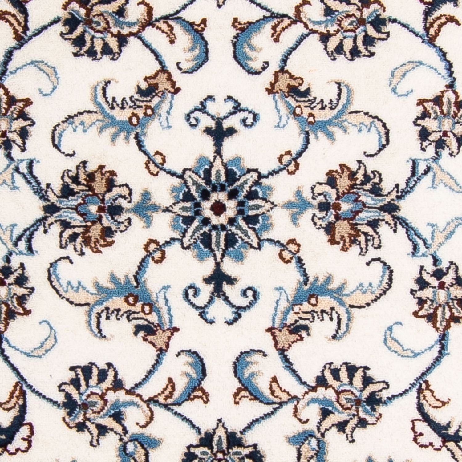 Alfombra de pasillo Alfombra persa - Nain - 376 x 77 cm - beige