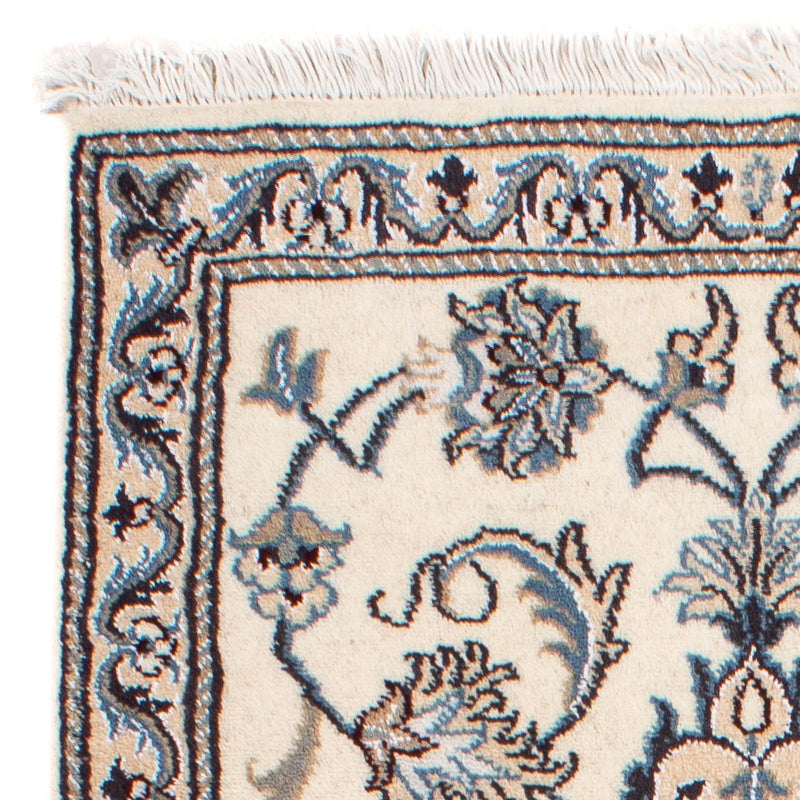 Alfombra persa - Nain - 140 x 68 cm - beige