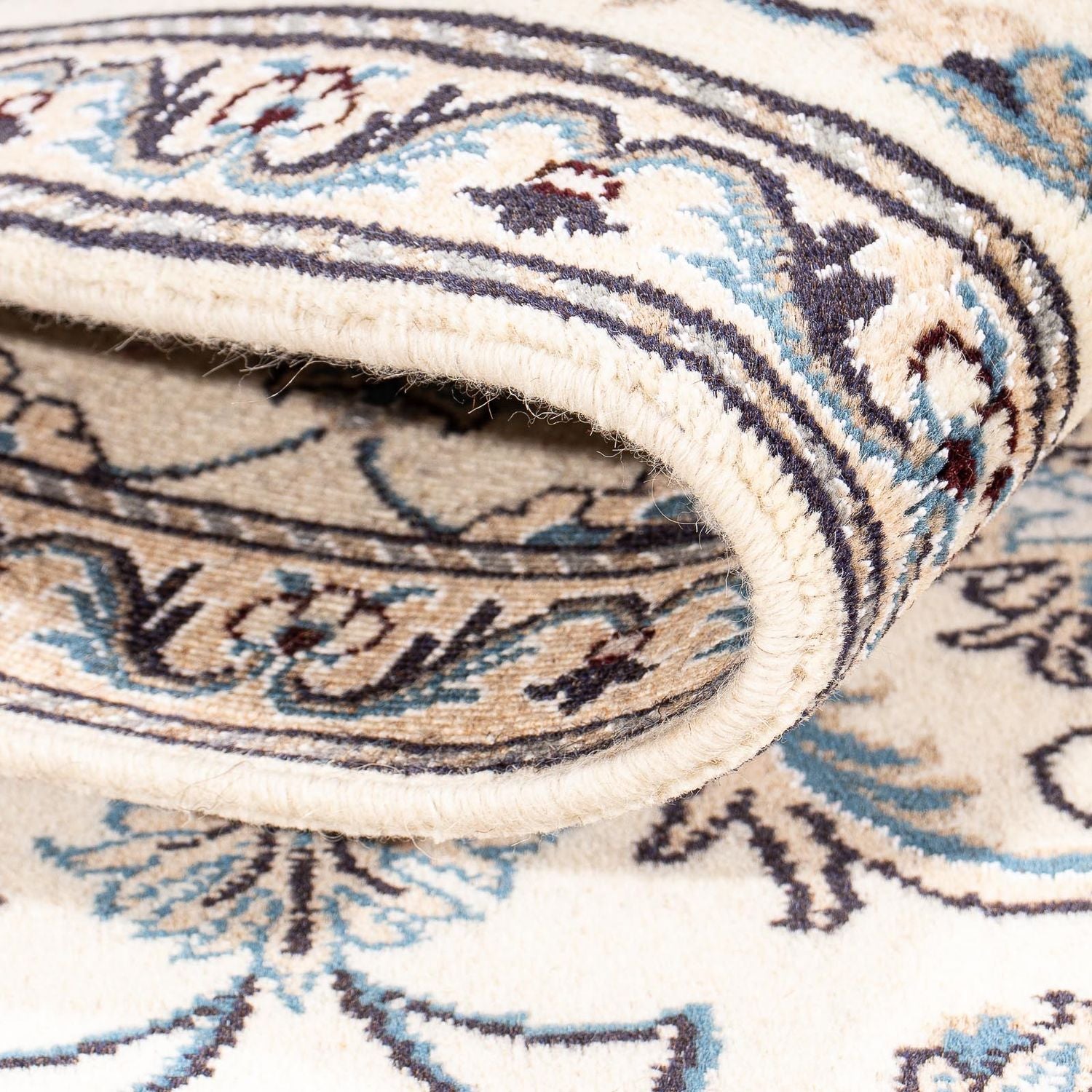 Alfombra persa - Nain - 140 x 68 cm - beige