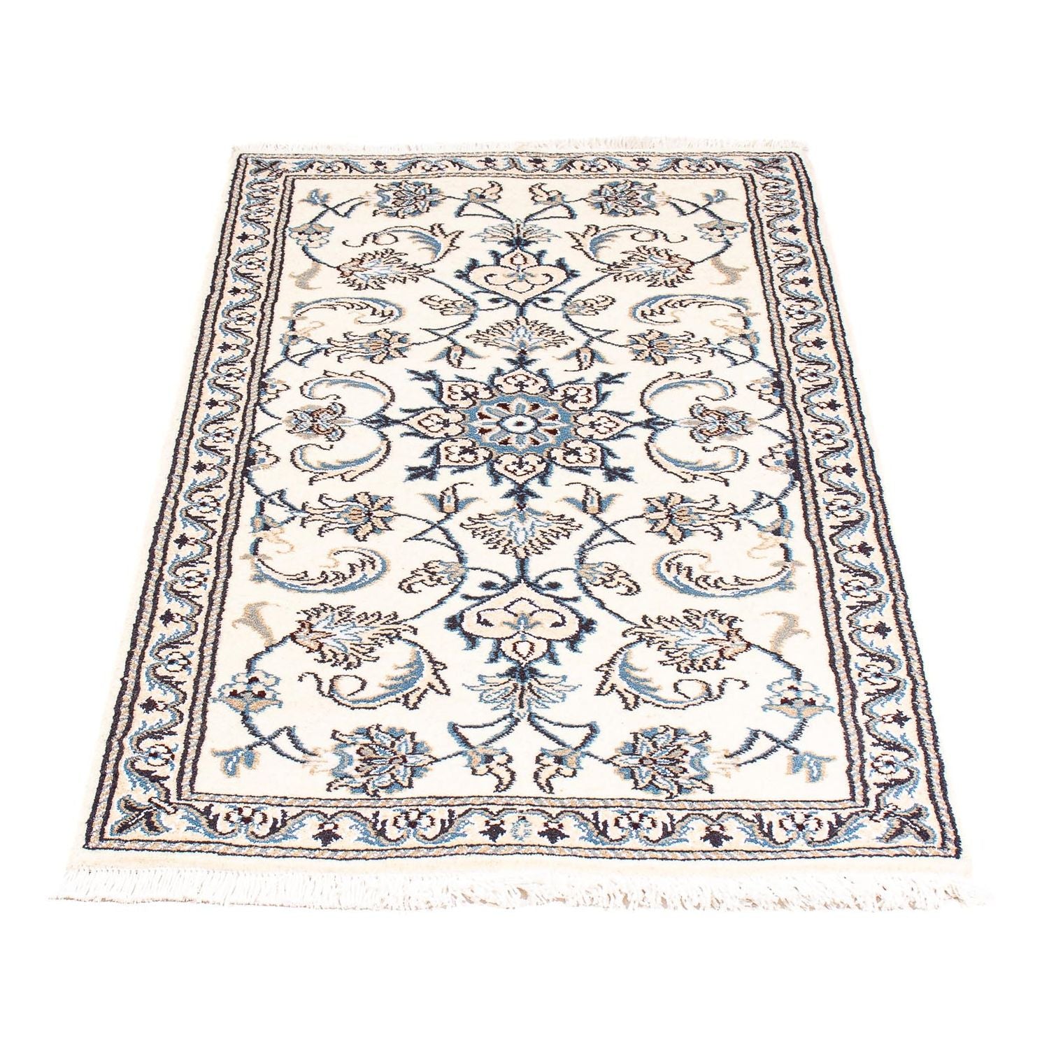 Alfombra persa - Nain - 140 x 68 cm - beige