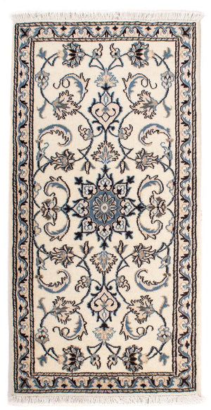 Alfombra persa - Nain - 139 x 70 cm - beige
