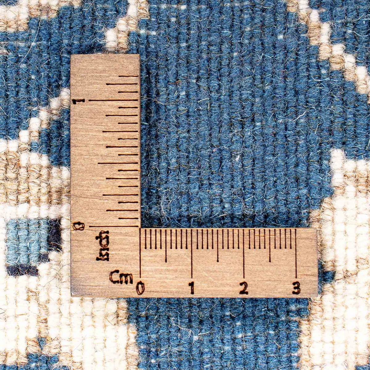 Alfombra persa - Nain - 140 x 70 cm - azul oscuro