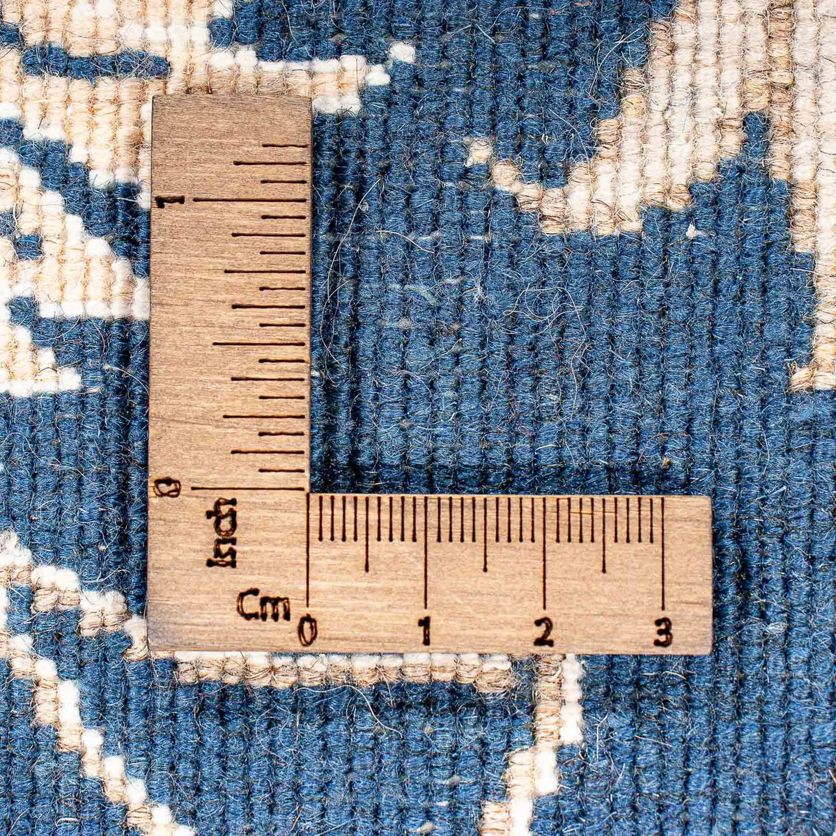 Alfombra persa - Nain - 135 x 67 cm - azul oscuro