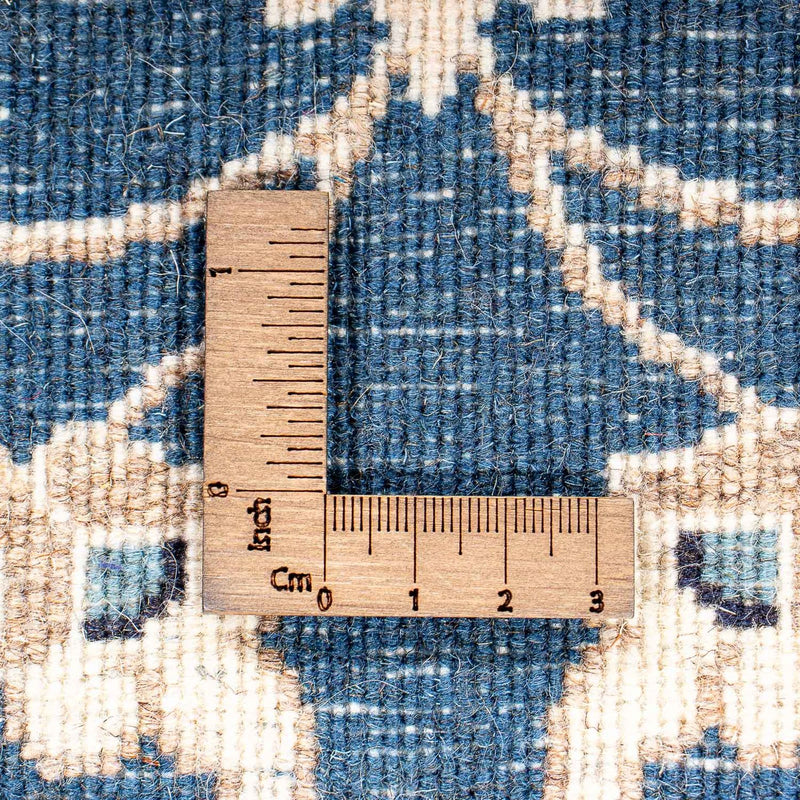 Alfombra persa - Nain - 139 x 68 cm - azul oscuro
