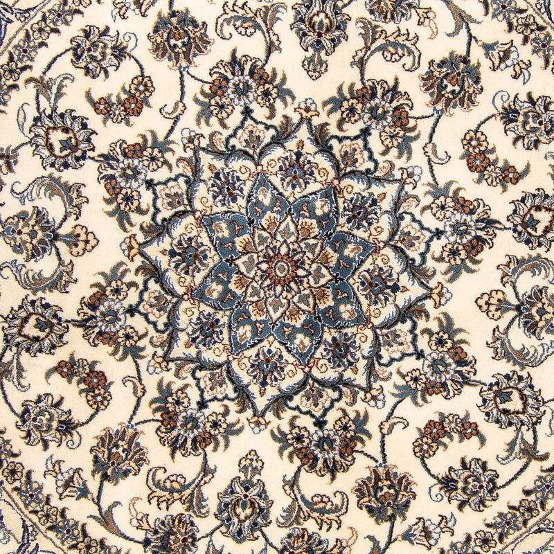 Alfombra persa - Nain redondo  - 200 x 200 cm - beige