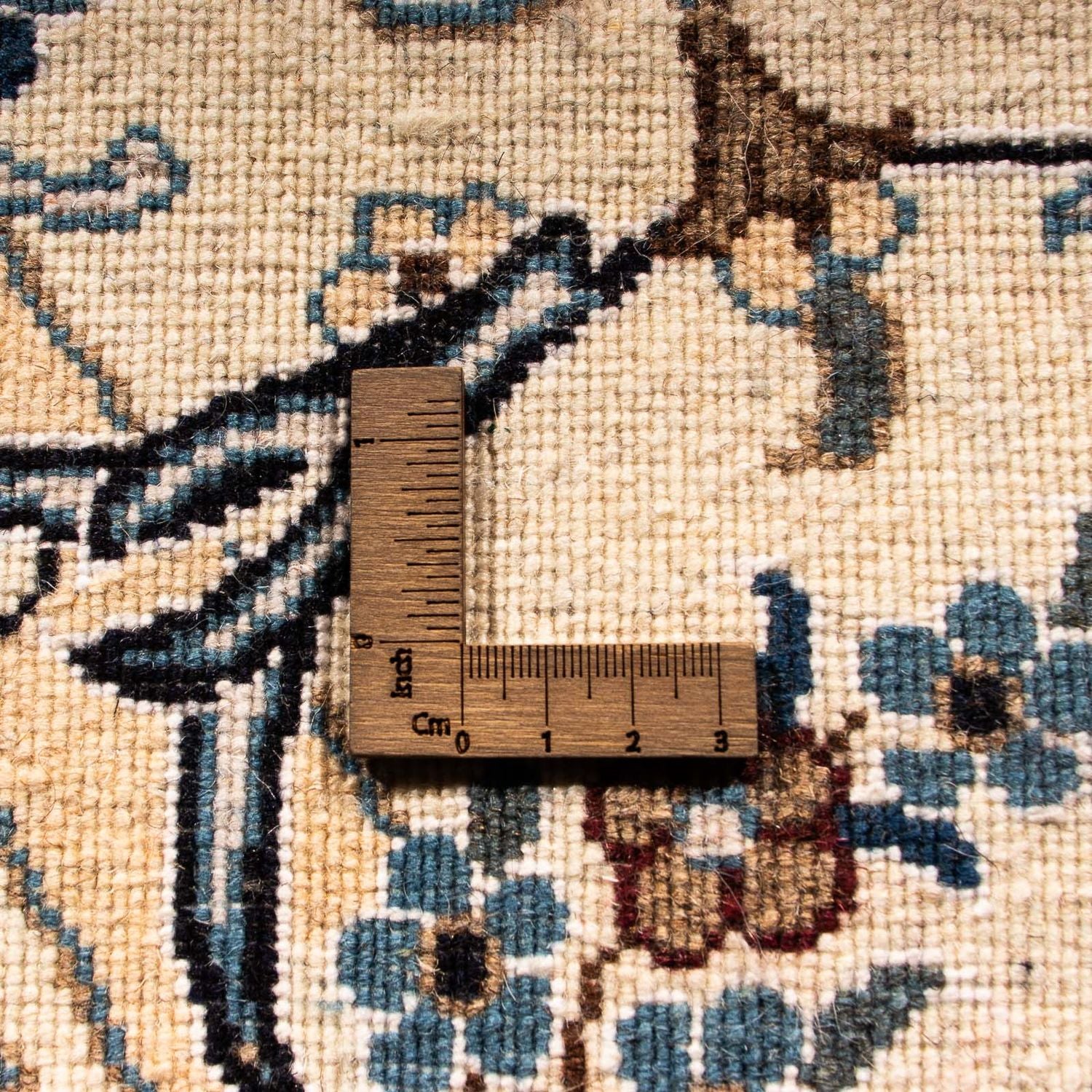 Alfombra persa - Nain redondo  - 200 x 200 cm - beige