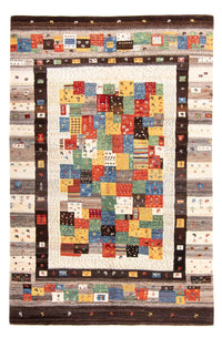 Alfombra Gabbeh - Loribaft Persa - 249 x 162 cm - multicolor