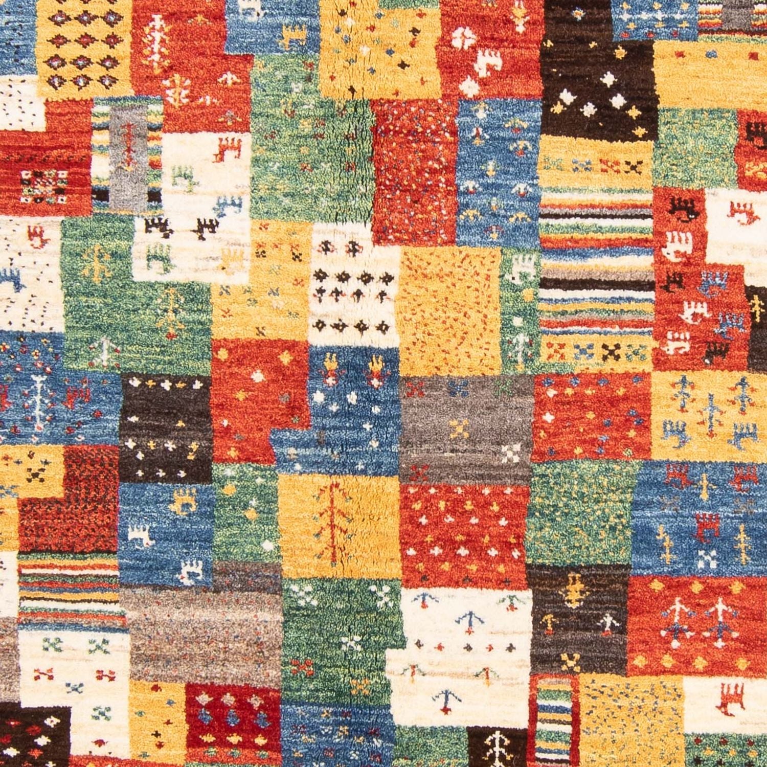 Alfombra Gabbeh - Loribaft Persa - 249 x 162 cm - multicolor
