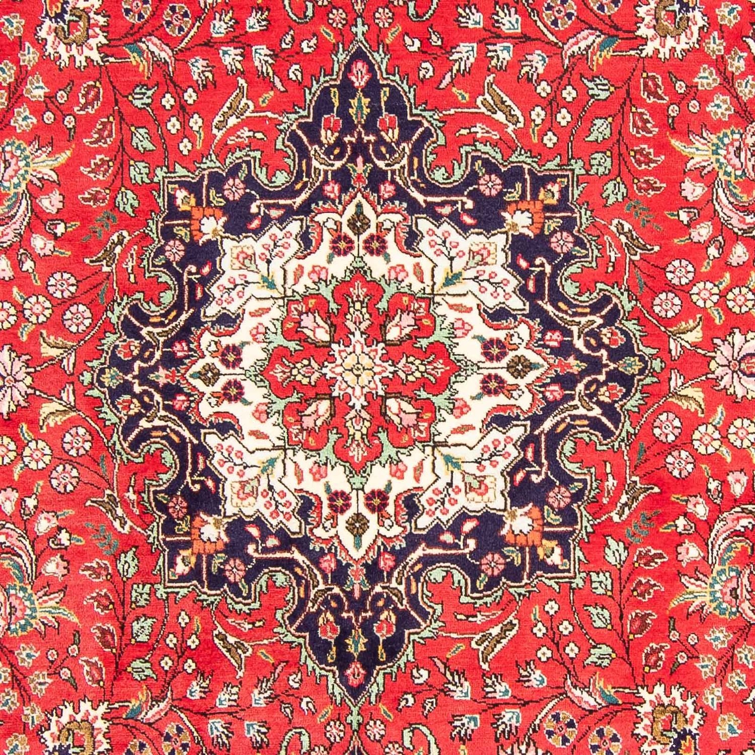 Alfombra persa - Tabriz - 309 x 200 cm - rojo