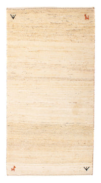 Alfombra Gabbeh - Loribaft Persa - 129 x 73 cm - beige