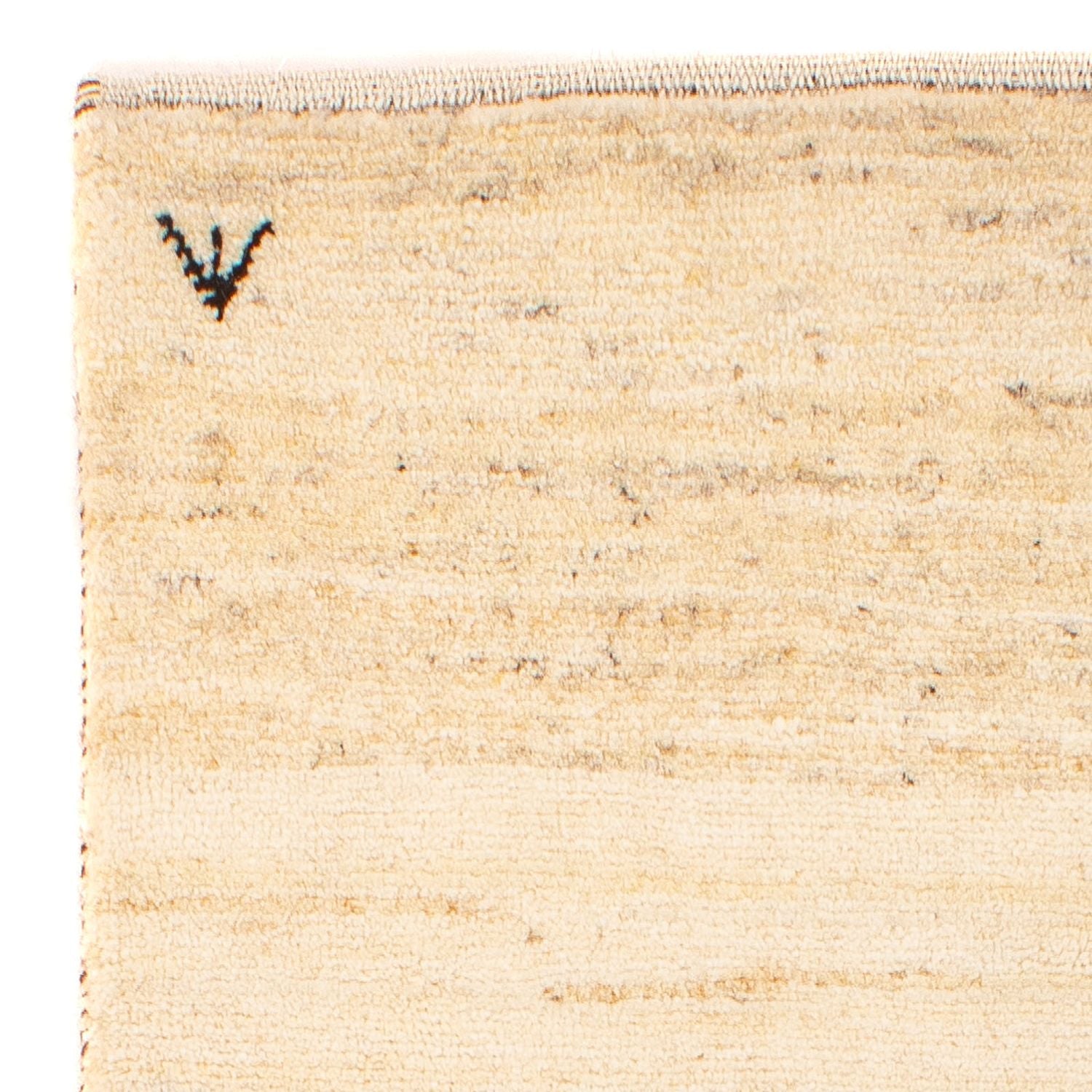 Alfombra Gabbeh - Loribaft Persa - 129 x 73 cm - beige