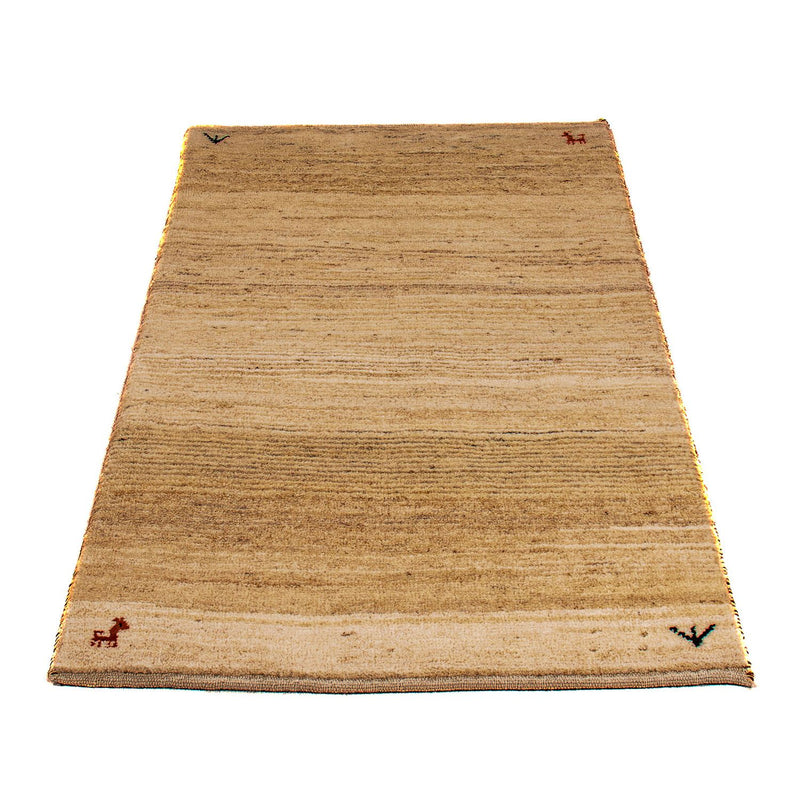 Alfombra Gabbeh - Loribaft Persa - 129 x 73 cm - beige