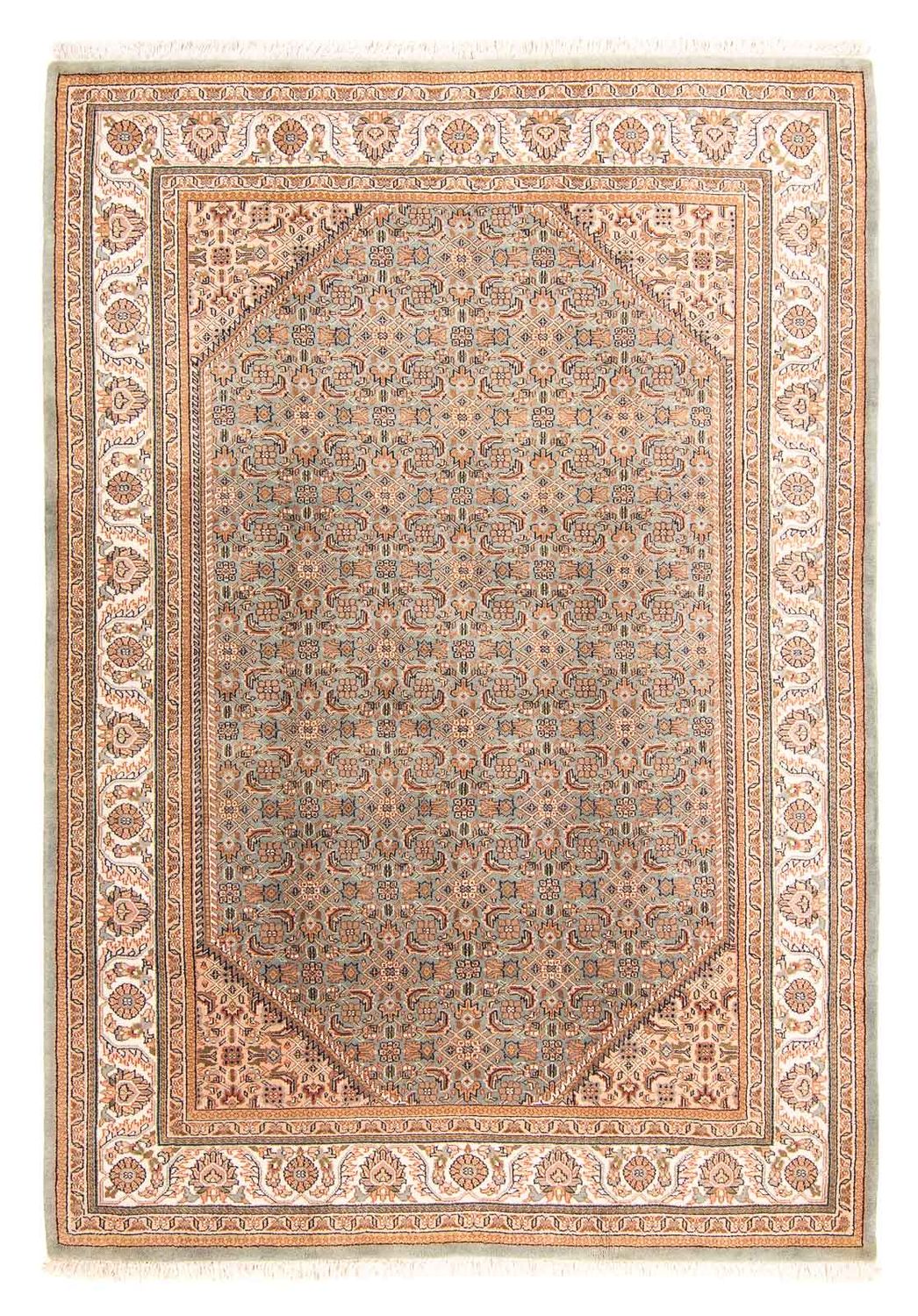 Alfombra oriental - Bidjar - Indus - 237 x 168 cm - gris claro