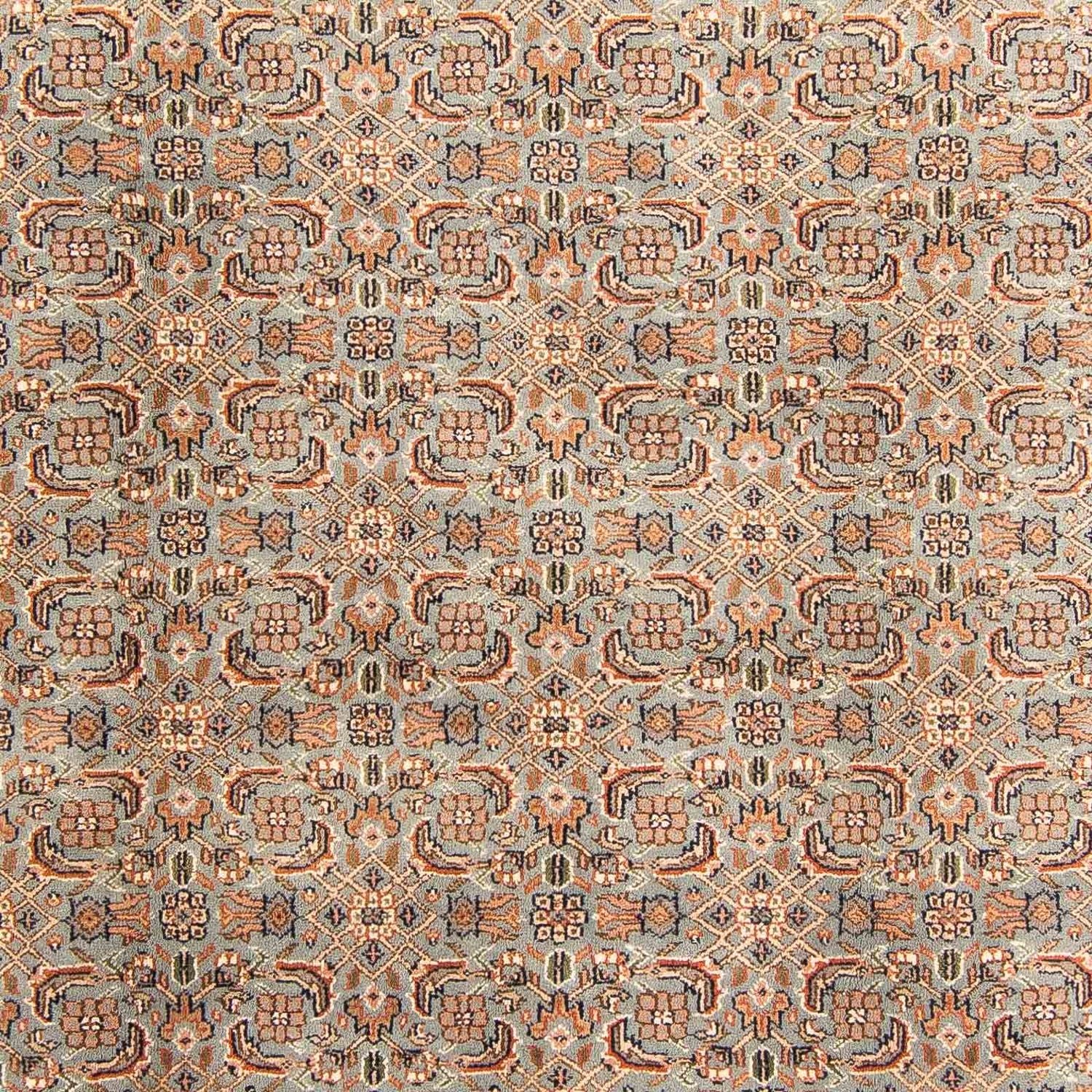 Alfombra oriental - Bidjar - Indus - 237 x 168 cm - gris claro
