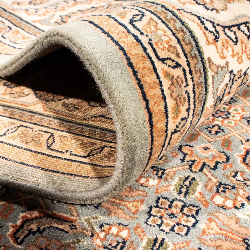 Alfombra oriental - Bidjar - Indus - 237 x 168 cm - gris claro